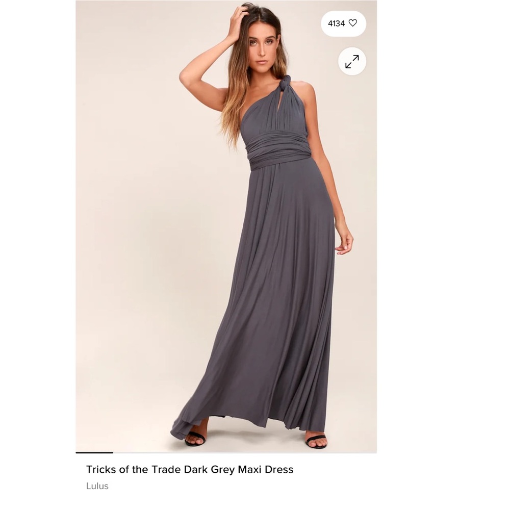 Lulu’s Tricks of the Trade Multi Wrap Maxi Dress